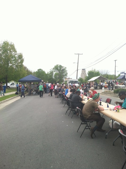 Taking to the streets at the 2013 Thanksgiving in Spring in Durham